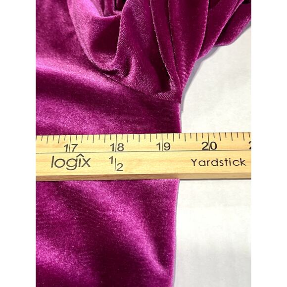 Jodifl A Special Place Velour Velvet Knit Pullover Women's Fuchsia Pink Small - Picture 11 of 11